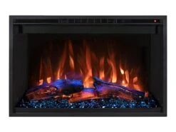 Modern Flames 30 In. Redstone LED Wifi Built-In Electric Fireplace With Multi-Function Remote Control And Adjustable Flames -electric fireplace Store Modern Flames RS 3021 silo2 1e872f20 7674 4857 b63a f08c1191b817