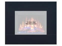 Modern Flames 7-in Trim Kit For Redstone RS-2621 -electric fireplace Store Modern Flames TK RS26 3726 Wide Trim