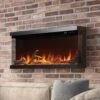 Napoleon Astound Flexmount 50-in Linear Electric Fireplace -electric fireplace Store NEFL50AB Lifestyle Cropped