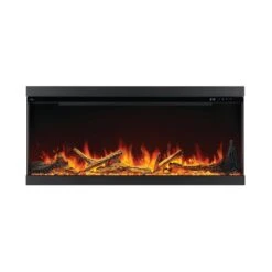 Napoleon Astound Flexmount 50-in Linear Electric Fireplace -electric fireplace Store NEFL50AB Silo Straight