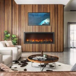 Napoleon Astound 96-in Linear Electric Fireplace -electric fireplace Store Napoleon Astound Series Linear Electric Fireplace Lifestyle 1