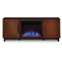 Napoleon Bella Electric Fireplace TV Stand In Walnut -electric fireplace Store Napoleon Bella NEFP26 3120WN Crystals B Flames P Embers Silo