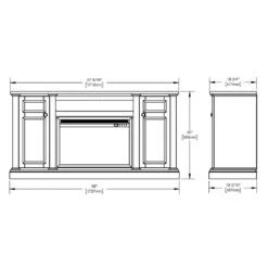 Napoleon Charlotte Electric Fireplace TV Stand In Antique White -electric fireplace Store Napoleon Charlotte NEFP30 3820AW Dimensions faa3c00e a189 432c a3b0 d90a14cc80d4