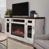 Napoleon Charlotte Electric Fireplace TV Stand In Antique White 24 Napoleon Charlotte Electric Fireplace TV Stand In Antique White -electric fireplace Store Napoleon Charlotte NEFP30 3820AW Lifestyle Closeup