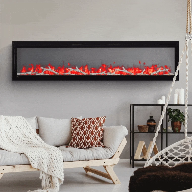 Napoleon Entice 72-in Linear Electric Fireplace 2 Napoleon Entice 72-in Linear Electric Fireplace - Image 2