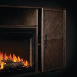 Napoleon Hayworth Electric Fireplace TV Stand In Rustic Long Board -electric fireplace Store Napoleon Hayworth NEFP30 3620RLB Detail Door Handle aa125f49 7863 410d 9dcd 43b56ed2ee84