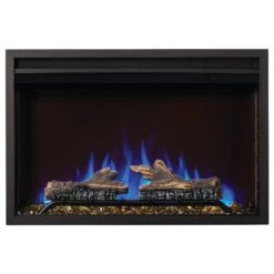 Napoleon 30-in Cineview Built-In Electric Fireplace -electric fireplace Store Napoleon NEFB30H Black Yellow Crystal Media Logset Blue Flame e3df21a7 127f 4a5a 806d 330ba1093b40