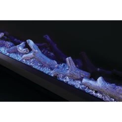 Napoleon 50-in TriVista Primus Electric Fireplace -electric fireplace Store Napoleon NEFB50H 3SV Black Clear Crystal Media Logset Angle 80b9c9d0 5f96 404c 9ba1 a585d2fc1d4f