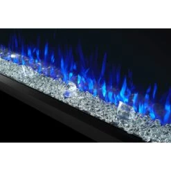 Napoleon 50-in TriVista Primus Electric Fireplace -electric fireplace Store Napoleon NEFB50H 3SV Black Clear Glowing Crystal Media Blue Flame Angle eebdfbe5 ec2f 45b6 b904 bb4ac0cf20bb