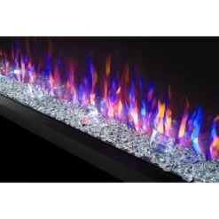 Napoleon 60-in TriVista Primus Electric Fireplace -electric fireplace Store Napoleon NEFB60H 3SV Black Clear Crystal Media Multi Flame Angle 30edda95 346d 4f1b 8314 6ffe0ef04c87