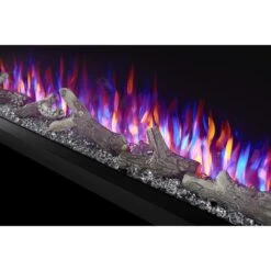 Napoleon 60-in TriVista Primus Electric Fireplace -electric fireplace Store Napoleon NEFB60H 3SV Black Glowing Clear Crystal Media Logset Multi Flame Angle 3a61b9c0 8006 4d48 b63c 51f41c883a2f