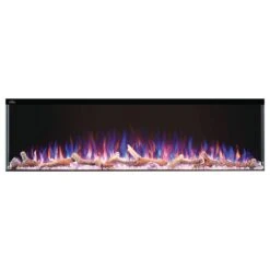 Napoleon 60-in TriVista Primus Electric Fireplace -electric fireplace Store Napoleon NEFB60H 3SV Black Pink Crystal Media Logset Multi Flame Front d982f9cd 3160 4aaf b869 cc630817f08e