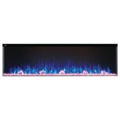 Napoleon 60-in TriVista Primus Electric Fireplace -electric fireplace Store Napoleon NEFB60H 3SV Black Purple Crystal Media Blue Flame Front 25b8f45f c7b6 41ef a39d 333c505631d7