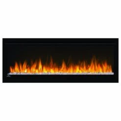 Napoleon 42-In Alluravision Deep Wall Mount Electric Fireplace - NEFL42CHD -electric fireplace Store Napoleon NEFL42CHD 1 Black Clear Crystal Media Orange Flame Front 5450b130 d139 44f1 ac63 011964ac0b90