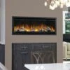 Napoleon 42-In Alluravision Deep Wall Mount Electric Fireplace - NEFL42CHD -electric fireplace Store Napoleon NEFL42CHD 1 Black Ember Bed Logset Yellow Flame Closeup 43163001 f342 4c2e b995 71ebf99a7ab5