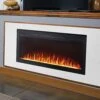 Napoleon 42-In PurView Wall Mount Electric Fireplace -electric fireplace Store Napoleon NEFL42HI Black Orange Crystal Media Orange Flame Closeup 1ad25b3a edda 4db3 800b 7c60d8fdb497