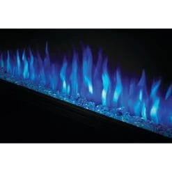 Napoleon 50-In Entice Wall Mount Electric Fireplace -electric fireplace Store Napoleon NEFL50CFH Black Blue Crystal Media Blue Flame Angle 2ba1337b e27a 4924 ba69 4058d17f62f1