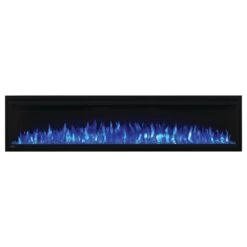 Napoleon 50-In Entice Wall Mount Electric Fireplace -electric fireplace Store Napoleon NEFL50CFH Black Blue CrystalMedia Blue Flame Front f9b4acb8 bebe 4e65 ac5a 823609a84d22