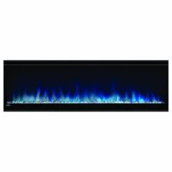 Napoleon 50-In Alluravision Slim Wall Mount Electric Fireplace - NEFL50CHS -electric fireplace Store Napoleon NEFL50CHS 1 Black Blue Crystal Media Blue Flame Front 89e4bd5c d532 4907 b956 53dbc3dfe1b3