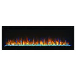 Napoleon 50-In Alluravision Slim Wall Mount Electric Fireplace - NEFL50CHS -electric fireplace Store Napoleon NEFL50CHS 1 Black Blue Crystal Media Multi Flame Front d005e5ad 7889 48c2 9fd4 bca266d3b7f1