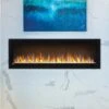 Napoleon 50-In Alluravision Slim Wall Mount Electric Fireplace - NEFL50CHS -electric fireplace Store Napoleon NEFL50CHS 1 Black Clear Crystal Media Multi Flame Closeup 74e3b4c3 9fa2 442b 8837 308a1f41cfdf