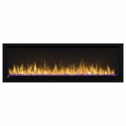 Napoleon 50-In Alluravision Slim Wall Mount Electric Fireplace - NEFL50CHS -electric fireplace Store Napoleon NEFL50CHS 1 Black Purple Crystal Media Yellow Flame Front a835905b ab70 4aa2 b53c 456893ff5138