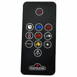 Napoleon 50-In Alluravision Slim Wall Mount Electric Fireplace - NEFL50CHS -electric fireplace Store Napoleon NEFL50CHS 1 Detail Remote 46c52c1d 4137 430f 915e 0451ea3744cd