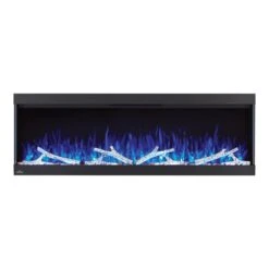 Napoleon 50-In TriVista Pictura 3-Sided Wall Mount Electric Fireplace 21 Napoleon 50-In TriVista Pictura 3-Sided Wall Mount Electric Fireplace -electric fireplace Store Napoleon NEFL50H 3SV Black Blue Flame Birch Media Straight