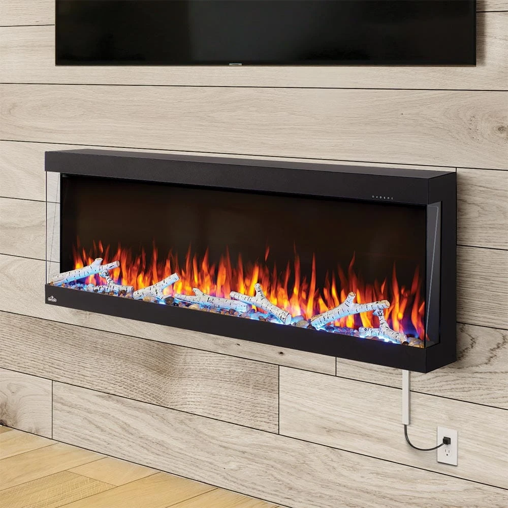 Napoleon 50-In TriVista Pictura 3-Sided Wall Mount Electric Fireplace 1 Napoleon 50-In TriVista Pictura 3-Sided Wall Mount Electric Fireplace
