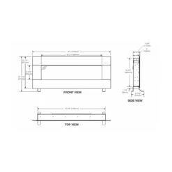 Napoleon 50-in Harsten Wall Mount Electric Fireplace With Bluetooth Speakers 21 Napoleon 50-in Harsten Wall Mount Electric Fireplace With Bluetooth Speakers -electric fireplace Store Napoleon NEFL50HF BT Dimension in mm 1aa92a4d b6b7 47c7 85e8 92f1718d8b8b