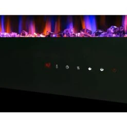 Napoleon 60-In Allure Phantom Wall Mount Electric Fireplace -electric fireplace Store Napoleon NEFL60FH MT Black Detail Feature