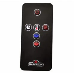 Napoleon 60-In Allure Phantom Wall Mount Electric Fireplace -electric fireplace Store Napoleon NEFL60FH MT Black Detail Remote