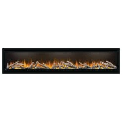 Napoleon 74-In Alluravision Deep Wall Mount Electric Fireplace - NEFL74CHD -electric fireplace Store Napoleon NEFL74CHD 1 Black Crystal Logset Orange Flame af3024dc 9501 4a38 95f7 391599c5f459