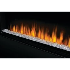 Napoleon 74-In Alluravision Deep Wall Mount Electric Fireplace - NEFL74CHD -electric fireplace Store Napoleon NEFL74CHD 1 White Crystal Orange Flame Angle 4224e654 a386 4717 aebc c8d601fdab63