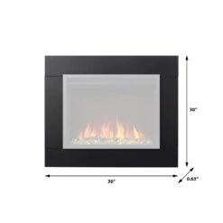 Napoleon Black Trim Kit For Cineview 26-in Firebox -electric fireplace Store Napoleon NEFTK2636 Black Trim Dimensions