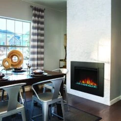 Napoleon Black Trim Kit For Cineview 30-in Firebox -electric fireplace Store Napoleon NEFTK3040 Black Blue Crystal Media Orange Flame Environment 5765f9eb 6251 40c9 a144 1a0b4f6d1fb4