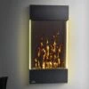 Napoleon 32-In Allure Vertical Wall Mount Electric Fireplace- NEFVC32H