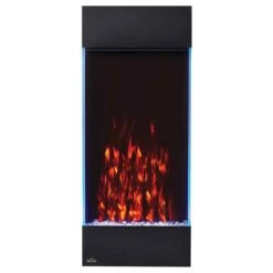 Napoleon 38-In Allure Vertical Wall Mount Electric Fireplace- NEFVC38H -electric fireplace Store Napoleon NEFVC38H Black Blue Crystal Media Multi Flame Front 5fc5b013 ab93 4f56 bcbc 59c056543172