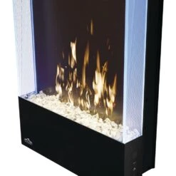 Napoleon 38-In Allure Vertical Wall Mount Electric Fireplace- NEFVC38H -electric fireplace Store Napoleon NEFVC38H Black Yellow Crystal Media Yellow Flame Angle 3f6321c7 ff56 4e40 b5e3 f841544019d8