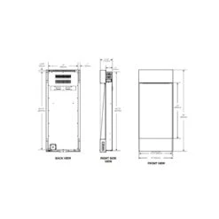 Napoleon 38-In Allure Vertical Wall Mount Electric Fireplace- NEFVC38H -electric fireplace Store Napoleon NEFVC38H Dimension in mm d32d9b75 5a22 4fbe 94fb 732db475b895