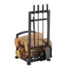 Harper Fireplace Log Rack & Tool Set In Antique Black 30.75-in H 16 Harper Fireplace Log Rack & Tool Set In Antique Black 30.75-in H -electric fireplace Store Pleasant Hearth FA338LT 1000