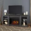 Eliot Grand Electric Fireplace TV Stand In Antique Grey -electric fireplace Store Real Flame 1290E AGR Antique Gray Glowing Ember Bed Logset Orange Flame Living Room 13c89a48 c8d2 478b 92db a218015dd5ba