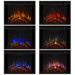 Real Flame Anika 49-in Electric Fireplace Mantel Package In White -electric fireplace Store Real Flame 4199 Firebox Flame Colors