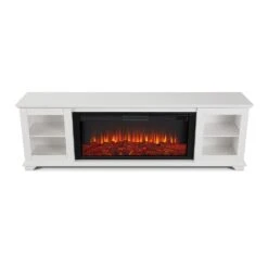 Benjamin Infrared Electric Fireplace TV Stand In White 15 Benjamin Infrared Electric Fireplace TV Stand In White -electric fireplace Store Real Flame 5110E W Benjamin Detail Top d3832dae 1fbb 419c b517 383be06da829