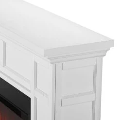 Alcott Electric Fireplace Mantel Package In White -electric fireplace Store Real Flame Alcott 4130E W Detail 1 e3f37a99 fe9b 4d01 8ce1 11b0d4174e90