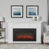 Alcott Electric Fireplace Mantel Package In White -electric fireplace Store Real Flame Alcott 4130E W Lifestyle 1 099835bd 0ce1 4cef a39f d9144d4d6838