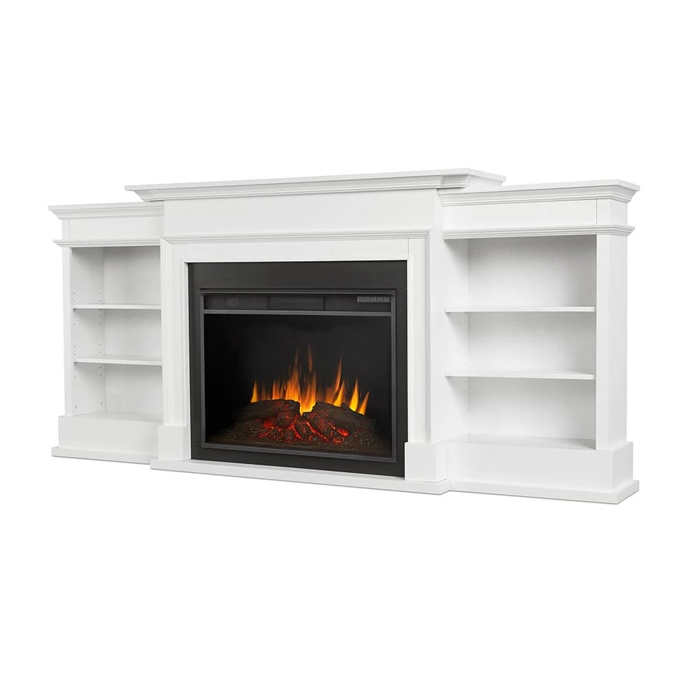 Ashton Grand Electric Fireplace TV Stand In White 2 Ashton Grand Electric Fireplace TV Stand In White - Image 2