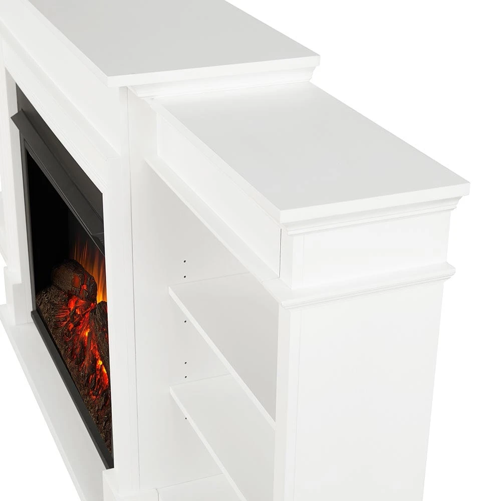Ashton Grand Electric Fireplace TV Stand In White 5 Ashton Grand Electric Fireplace TV Stand In White - Image 5