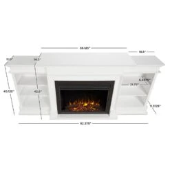 Ashton Grand Electric Fireplace TV Stand In White 12 Ashton Grand Electric Fireplace TV Stand In White -electric fireplace Store Real Flame Ashton Grand 7190E W Dimensions 178c119b b4af 409b 8ae4 832a75f3c43c