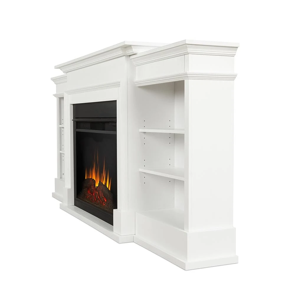 Ashton Grand Electric Fireplace TV Stand In White 3 Ashton Grand Electric Fireplace TV Stand In White - Image 3